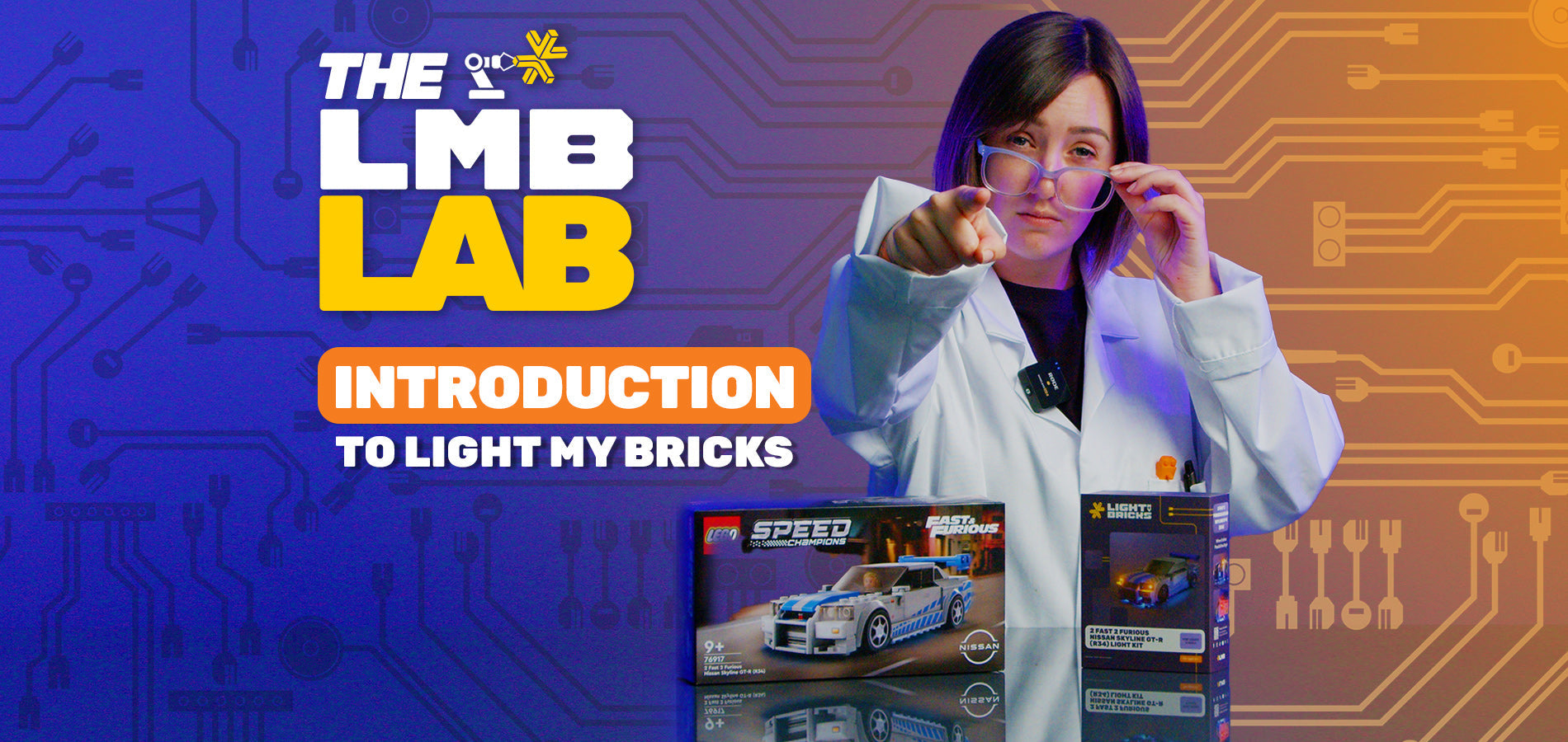 Light My Bricks Scheda Effetti Rotanti Per LED | 8 Porte Per Luci Statiche | Sequencer Per Personalizzare Set LEGO®