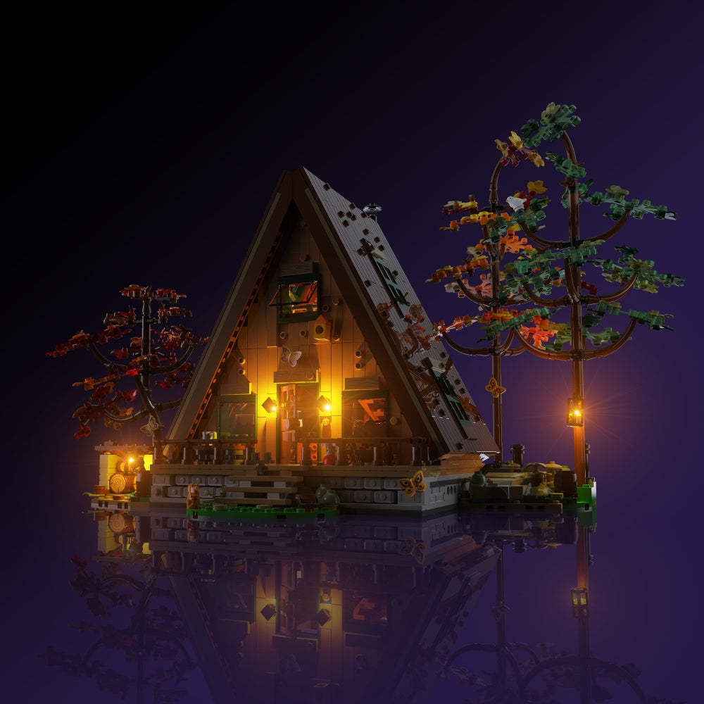 ラブラドライト LMB 2.0 Light Kit for LEGO A-Frame Cabin #21338 | Light My Bricks