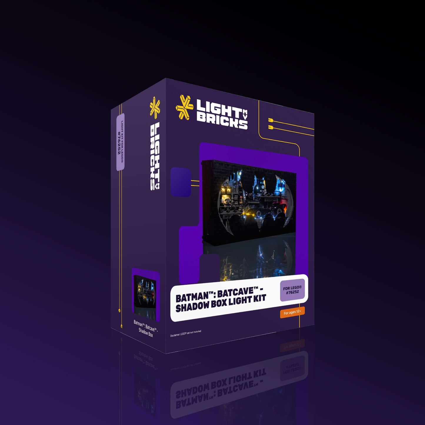 Light Kit for LEGO® Batcave™ – Shadow Box #76252