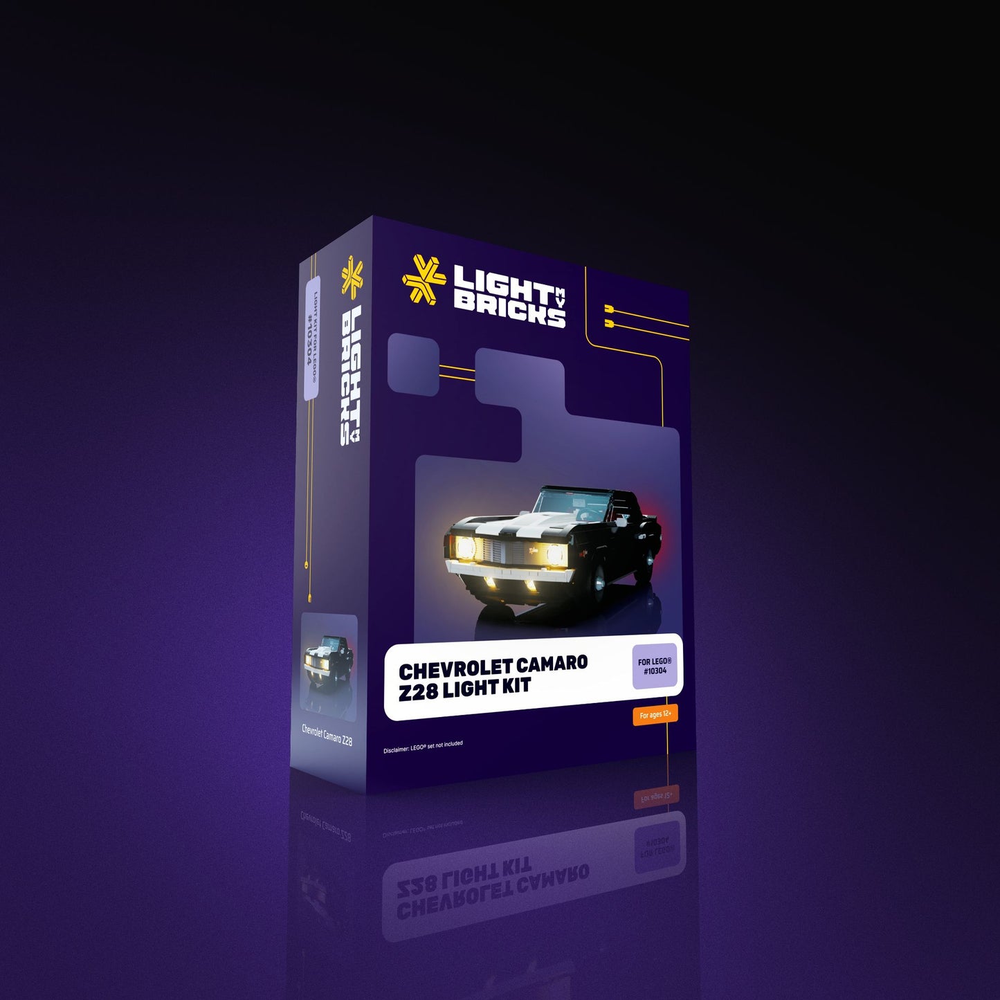 Lichtkit für LEGO® Chevrolet Camaro Z28 #10304