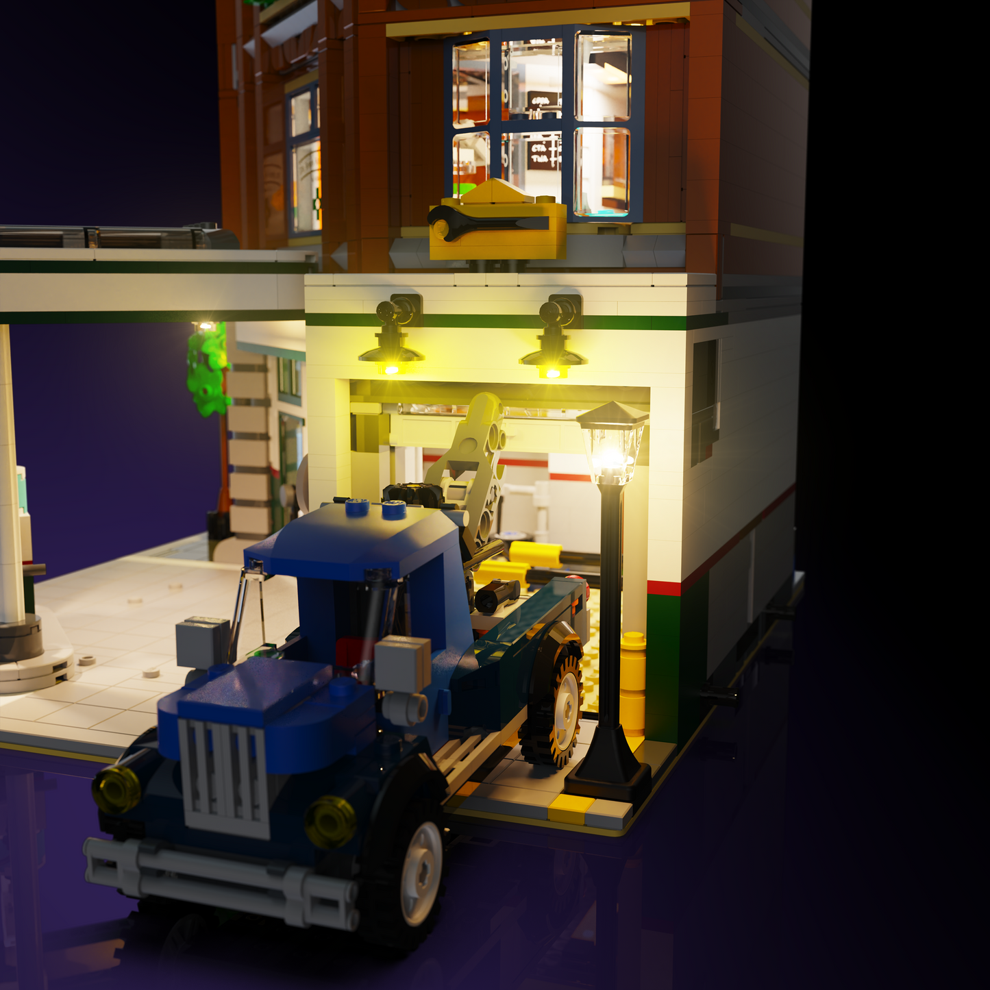 Light Kit for LEGO® Corner Garage #10264