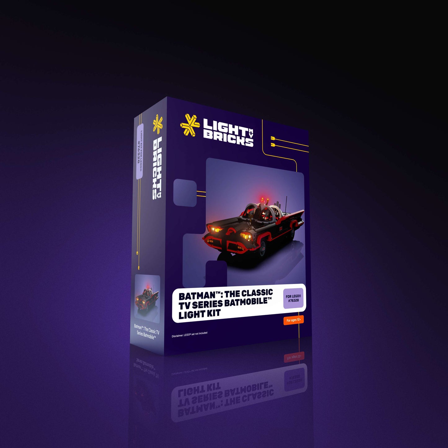 Light Kit for LEGO® DC: Batman The Classic TV Series Batmobile #76328