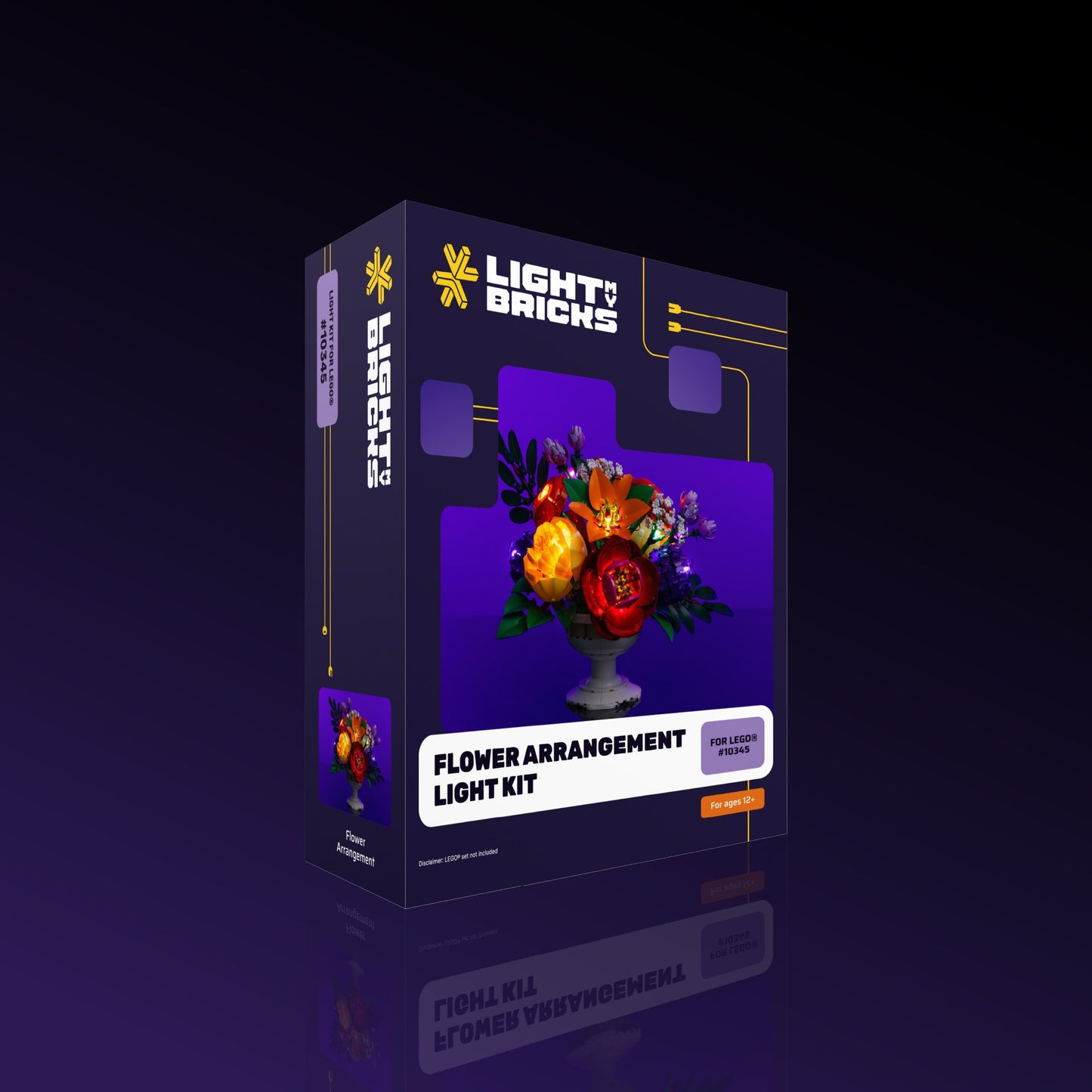 Lichtkit für LEGO® Blumenarrangement #10345