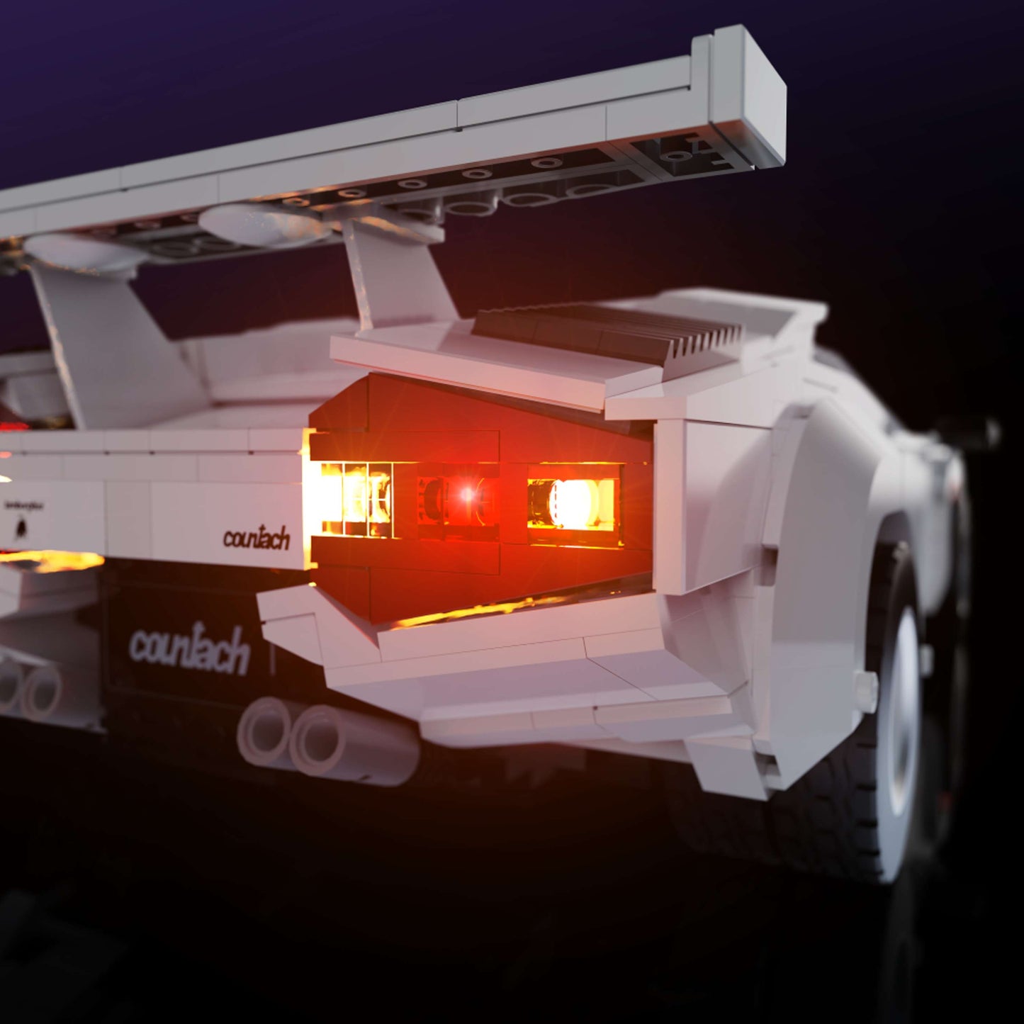 Light Kit for LEGO® Lamborghini Countach 5000 Quattrovalvole #10337
