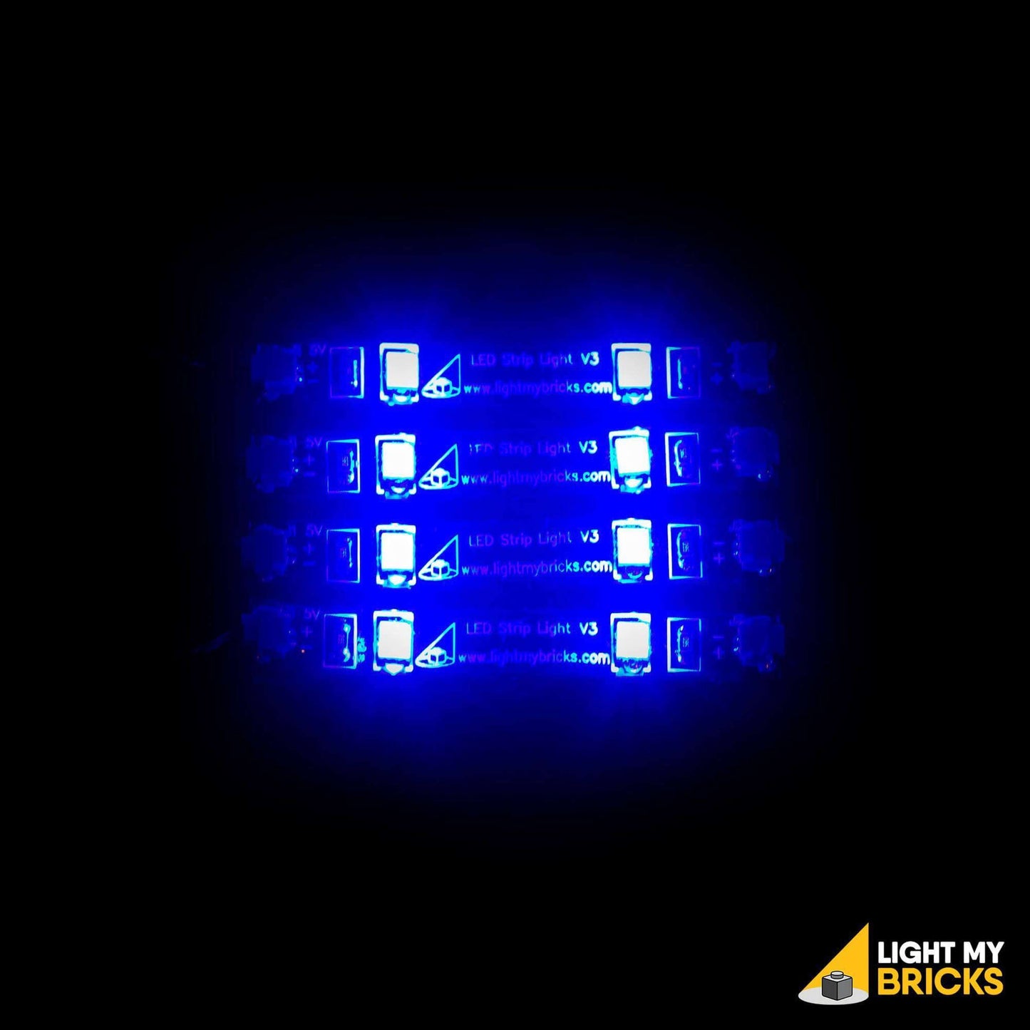 LED-Lichtleisten - Blau (4er-Pack)