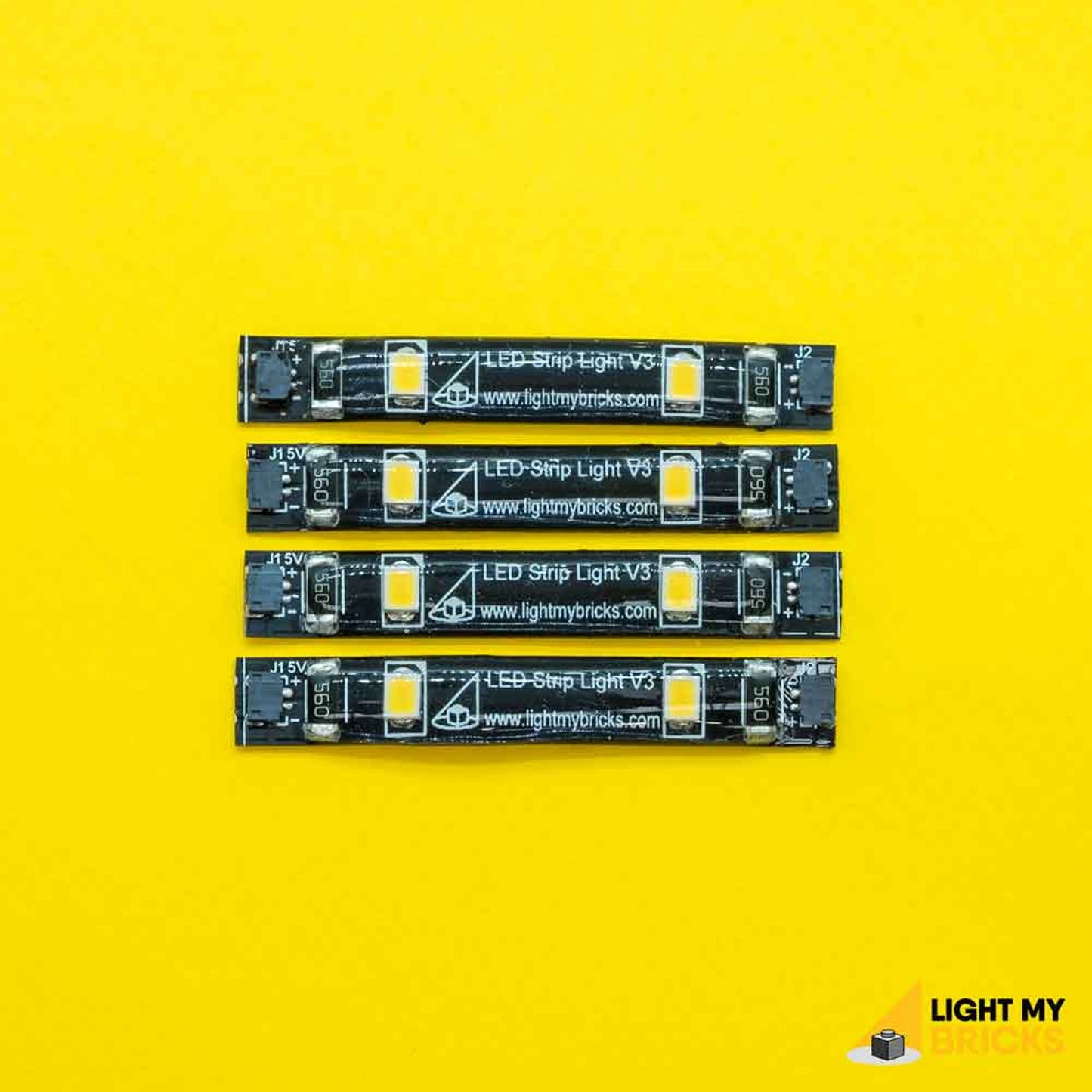 LED-Lichtleisten - Blau (4er-Pack)