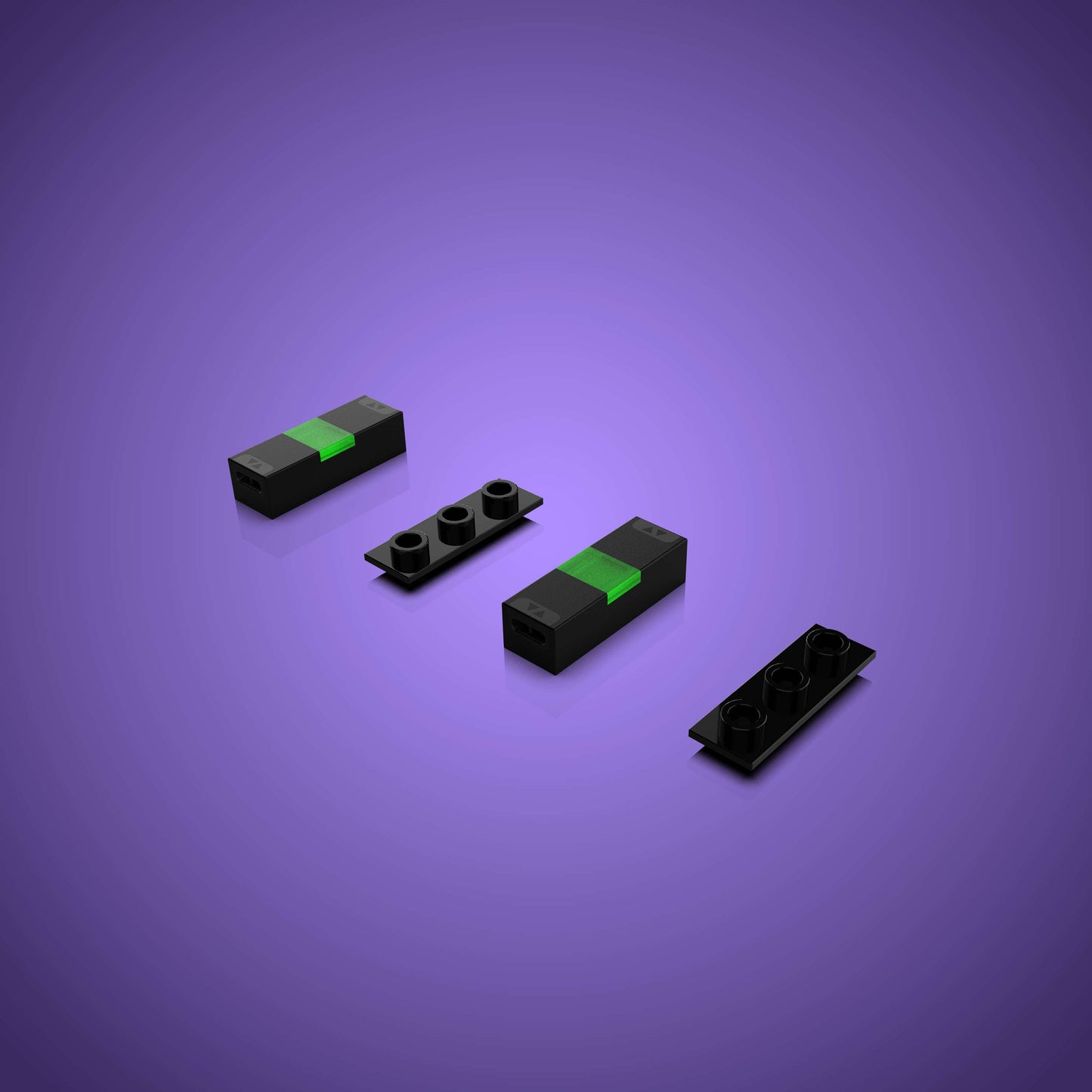 Meteor Light Micro - Green (2 Pack)