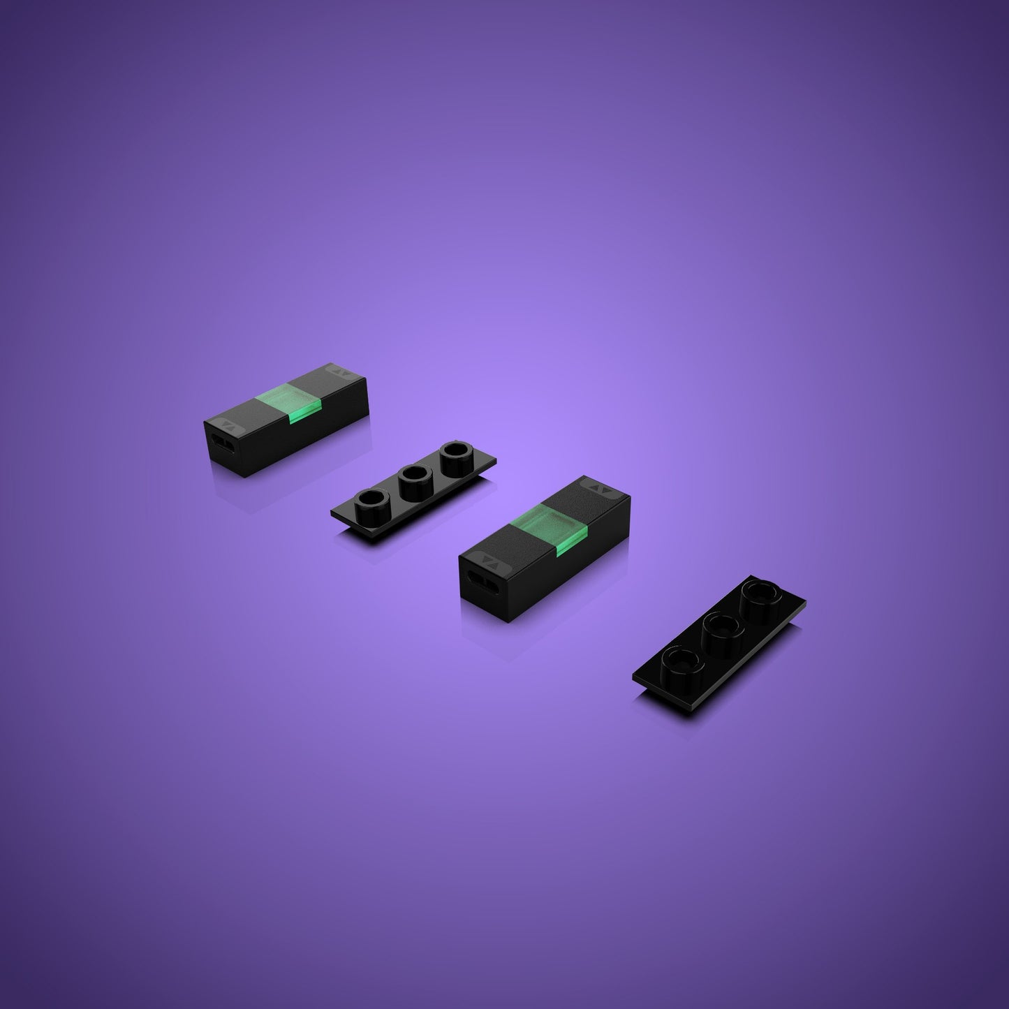 Meteor Light Micro - Hellgrün (2er Pack)