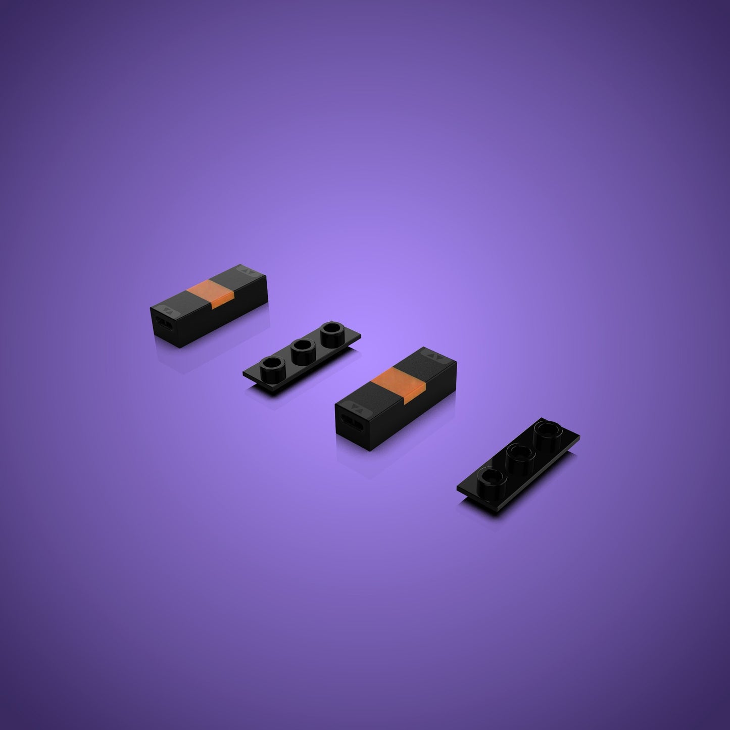 Meteor Light Micro - Orange (2er-Pack)