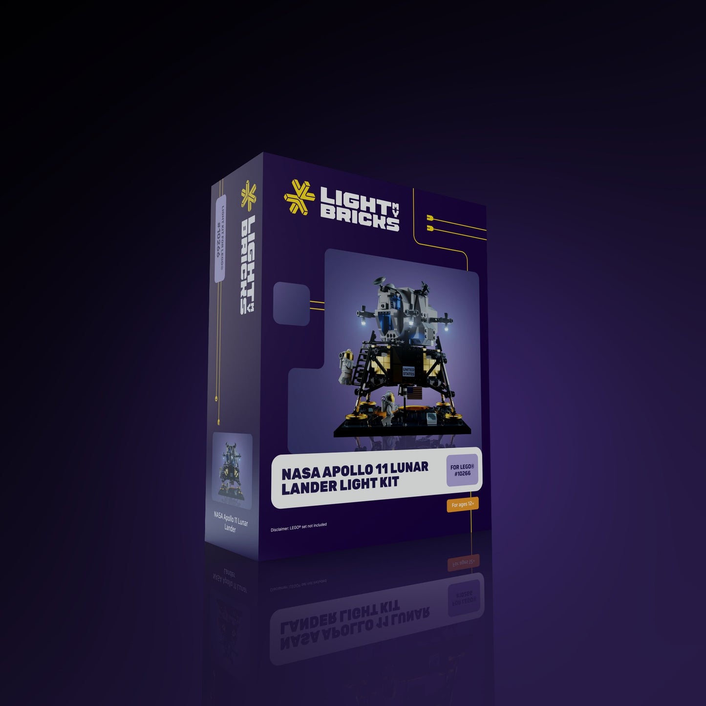 Lichtkit für LEGO® NASA Apollo 11 Mondlandefähre #10266