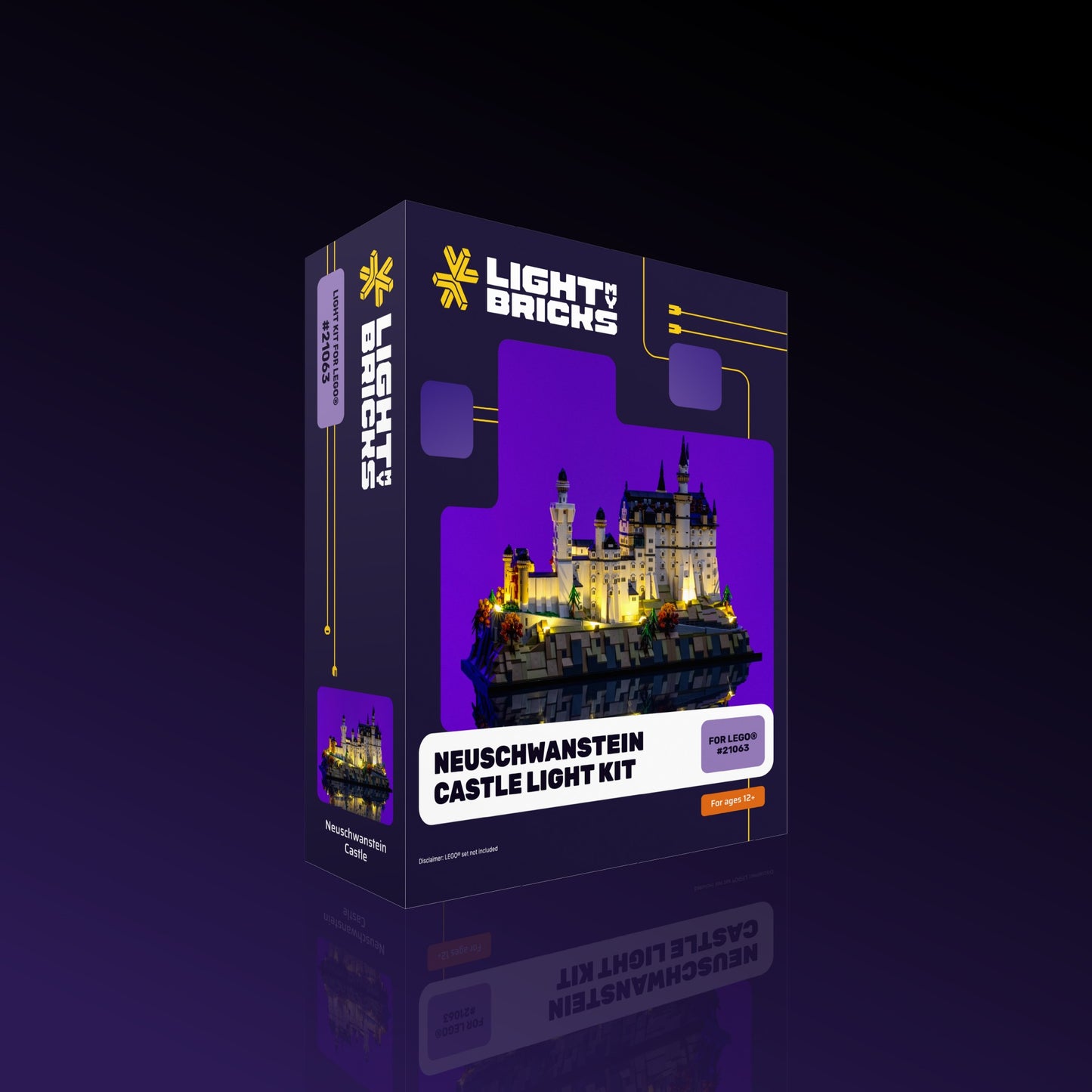Light Kit for LEGO® Architecture Neuschwanstein Castle #21063
