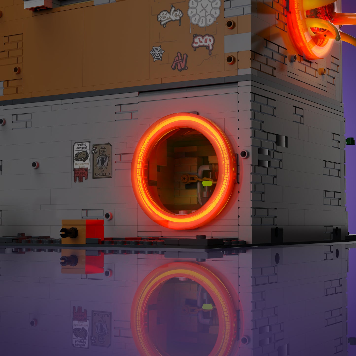LMB 2.0 Rotating Solar Ring - Orange