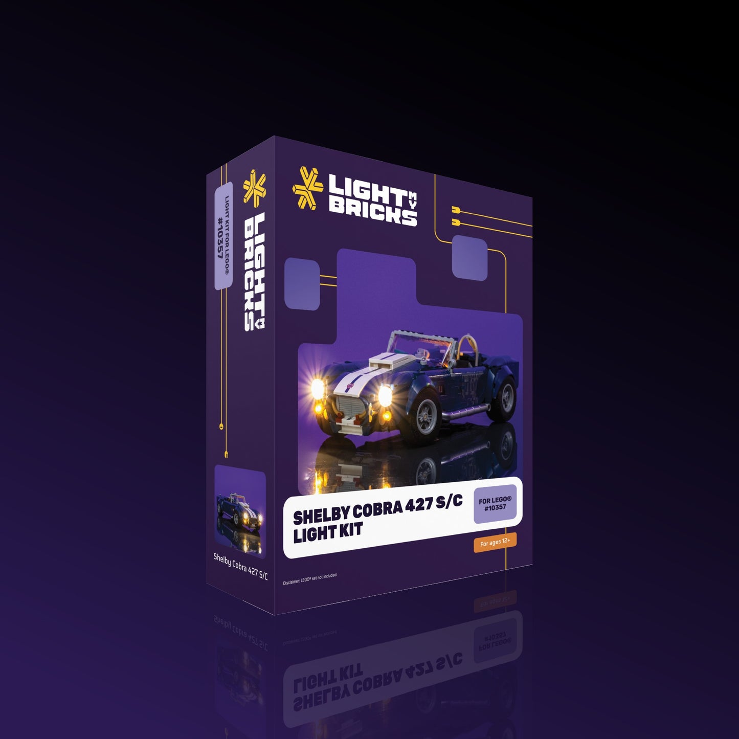 Light Kit for LEGO® Shelby Cobra 427 S/C #10357