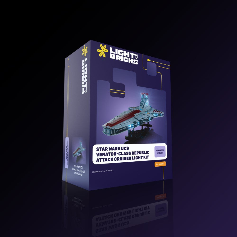 Lichtset für LEGO® Star Wars UCS Venator-Klasse Republik Angriffskreuzer #75367