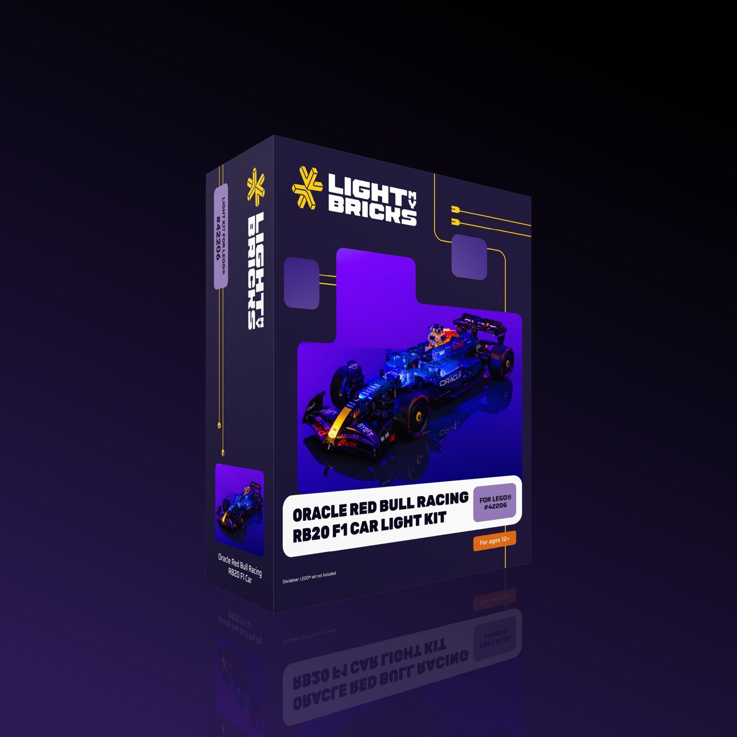 Light Kit for LEGO® Oracle Red Bull Racing RB20 F1 Car #42206