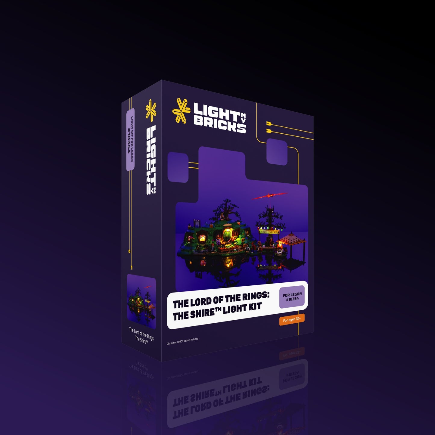 Lichtset für LEGO® Der Herr der Ringe Das Auenland #10354