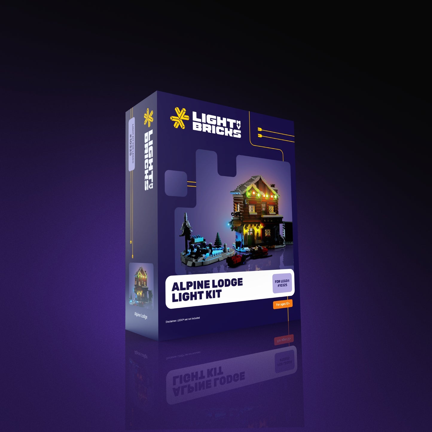 Lichtset für LEGO® Alpenhütte #10325