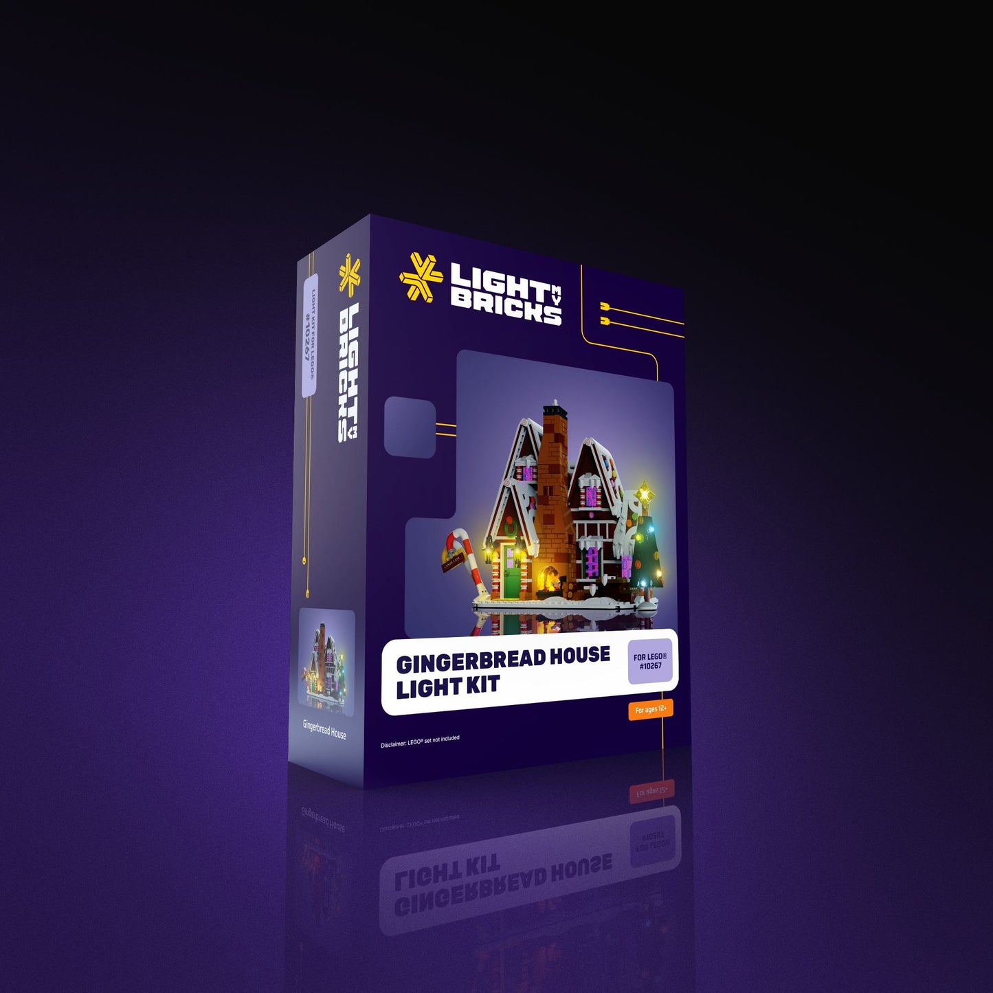 Lichtset für LEGO® Lebkuchenhaus #10267