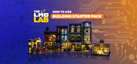 How to Light Up any Lego® Modular Build with the Light My Bricks™ Building Starter Pack