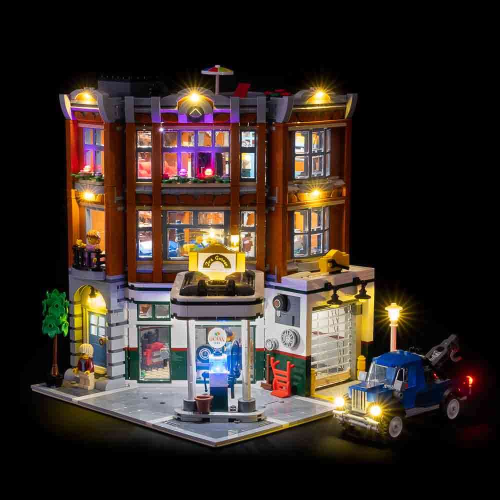 Corner Garage 10264 LEGO Light Kit Light My Bricks Light My Bricks EU