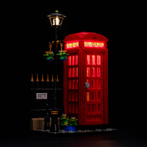 LEGO Red London Telephone Box #21347 Light Kit