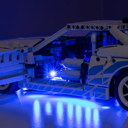 LEGO® 2 Fast 2 Furious Nissan Skyline GT-R (R34) Car #42210 DIY Light Bundle