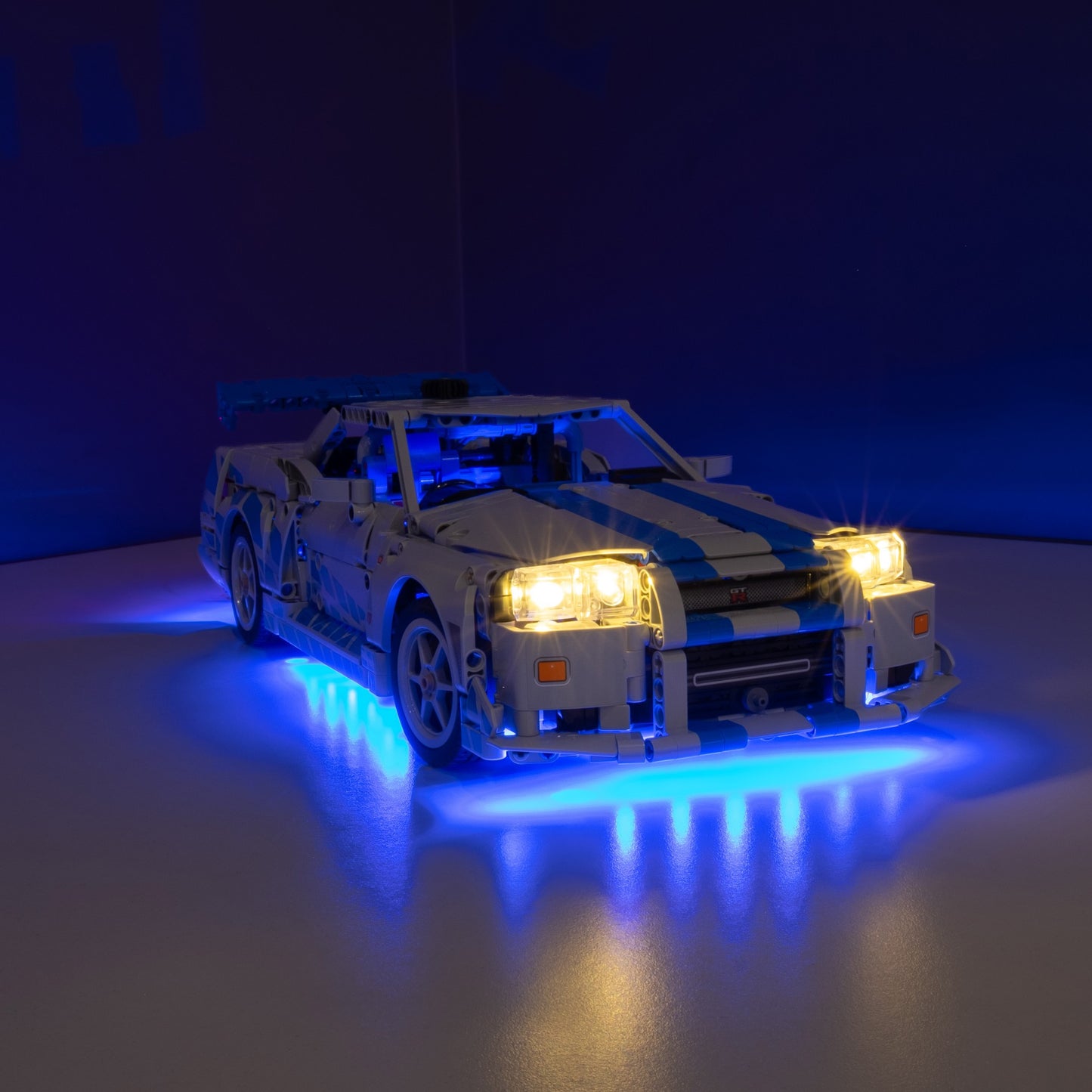 LEGO® 2 Fast 2 Furious Nissan Skyline GT-R (R34) Car #42210 DIY Light Bundle