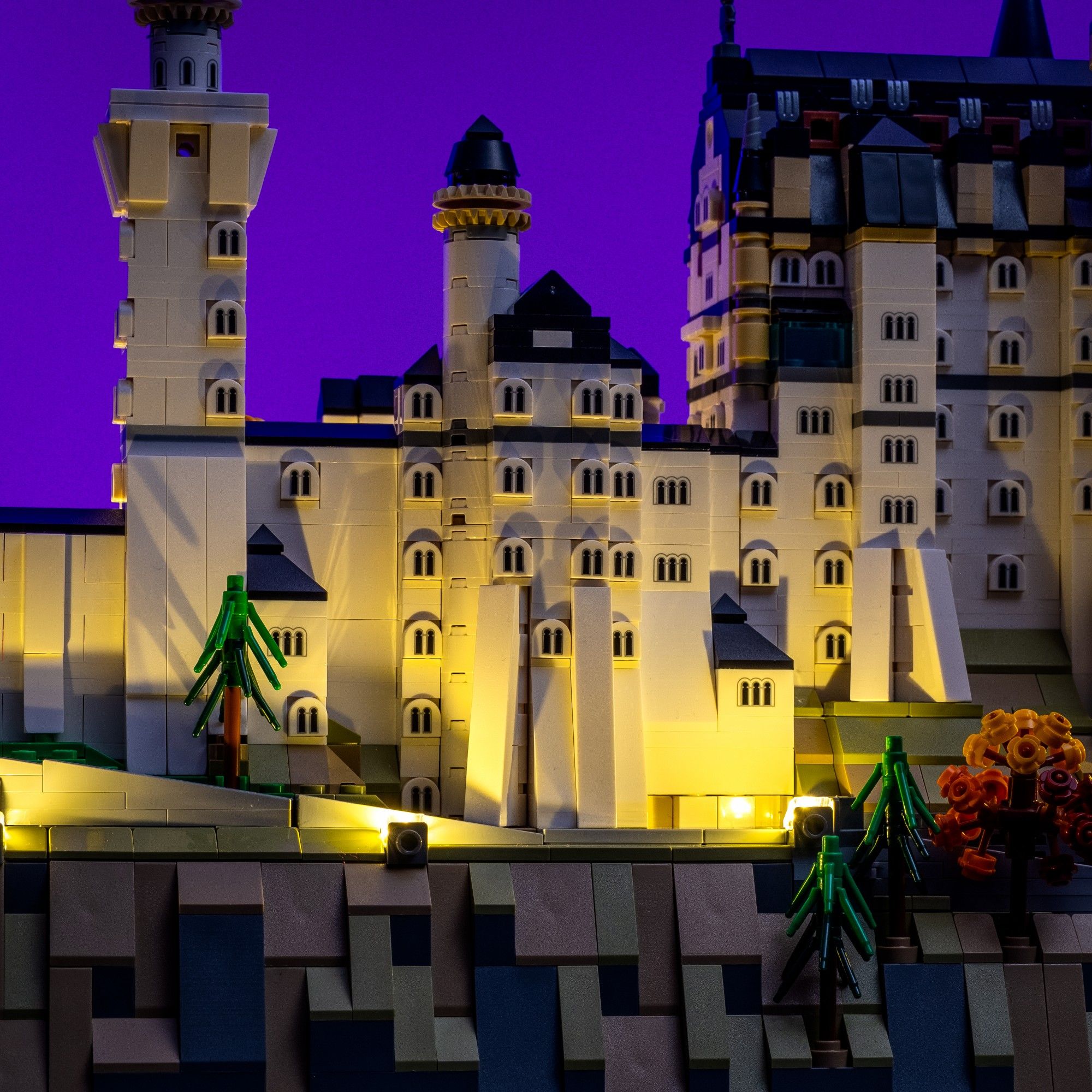 □L BUILD3点セット Light Kit for LEGO® Architecture Neuschwanstein Castle #21063