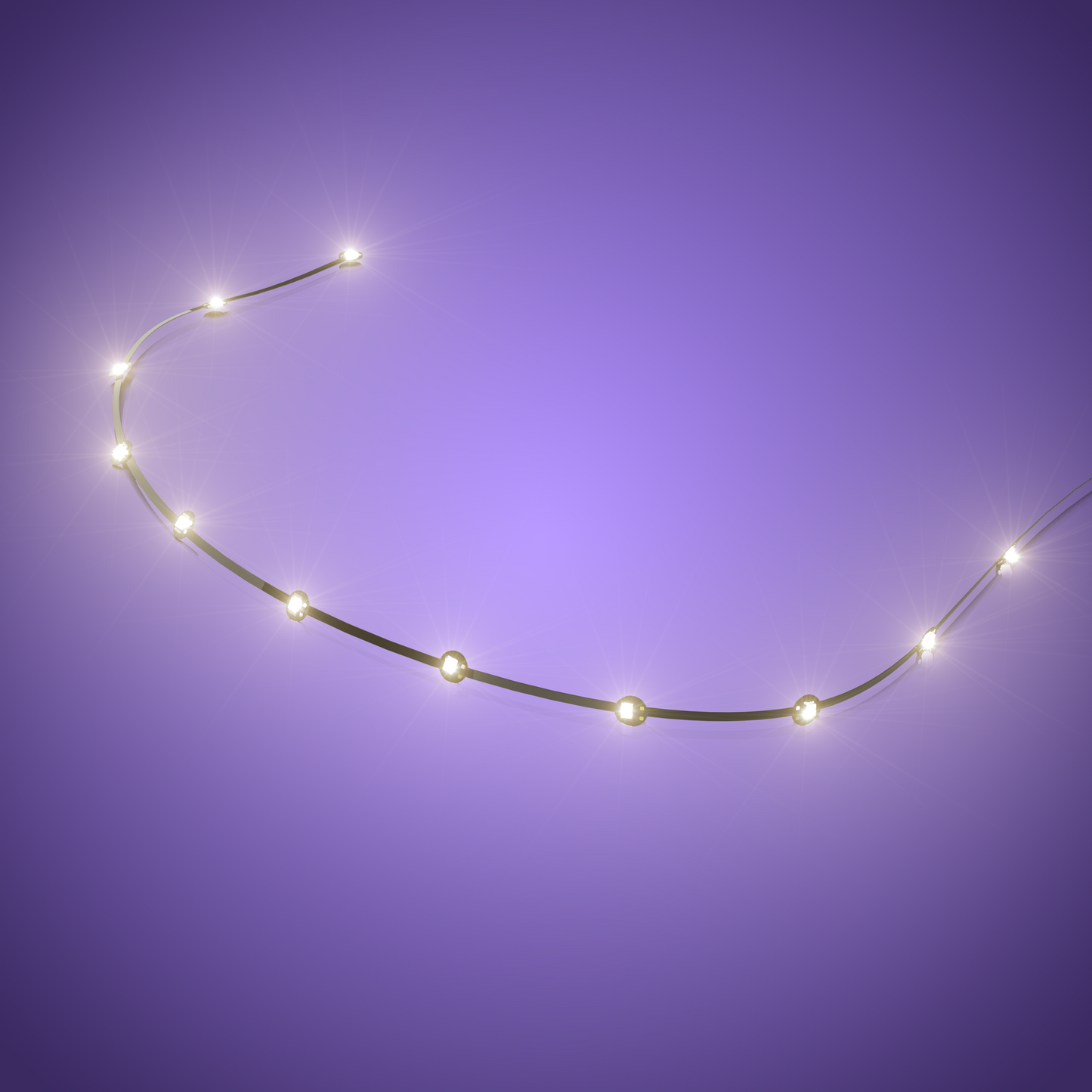 Astro Light String 11 LEDs - Warm White 30cm