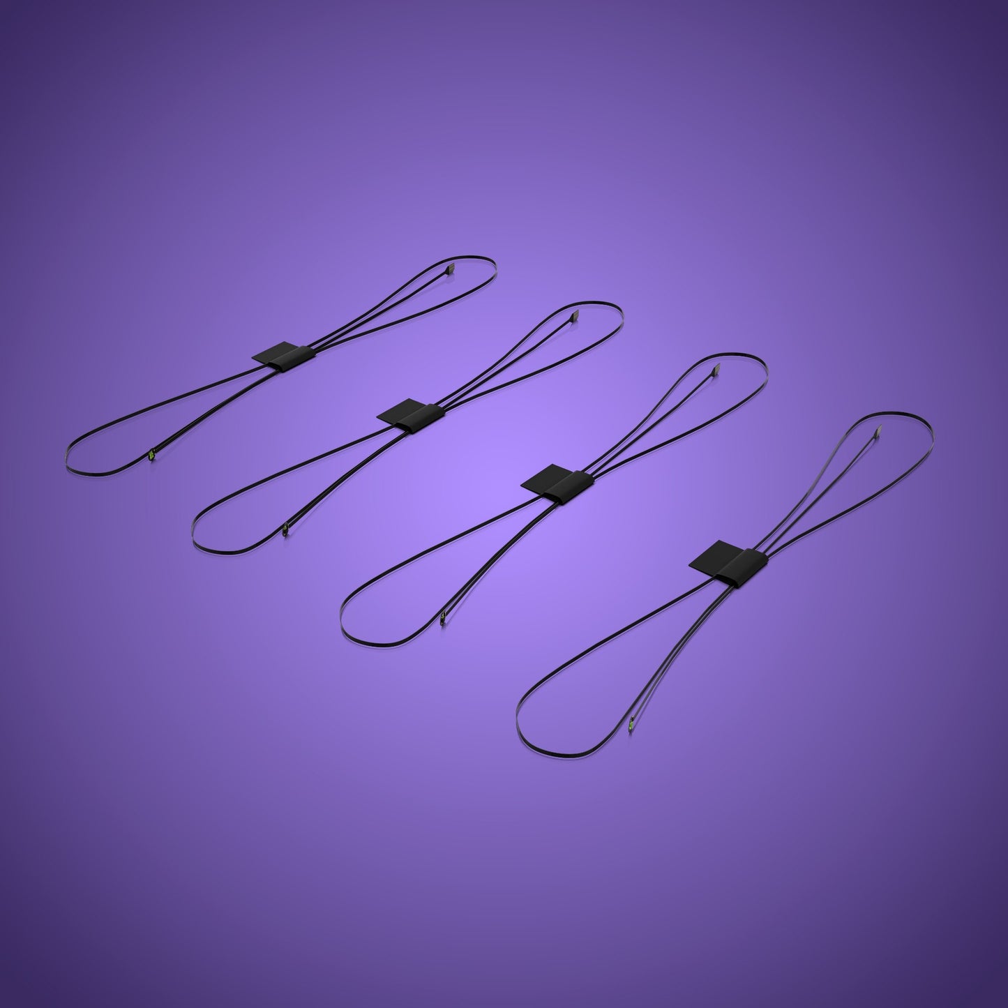 Astro-Licht Mikro - Grün 15cm (4er-Pack)