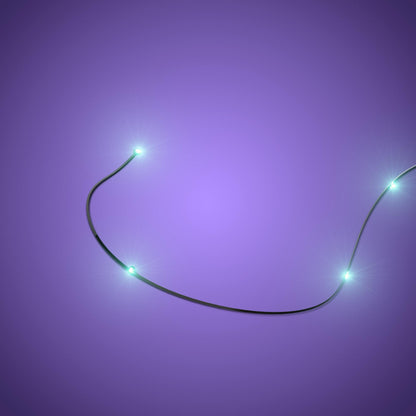 Astro Light String 4 LEDs - Light Blue 30cm (2 Pack)