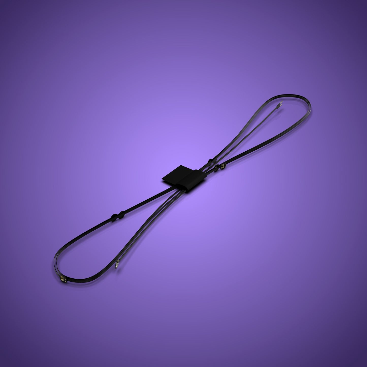 Astro Light String 8 LEDs Fork End - Pink 15cm