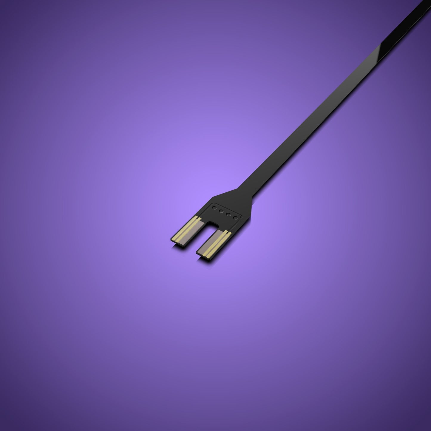 Astro Light String 3 LEDs Fork End - Light Blue 6.6cm