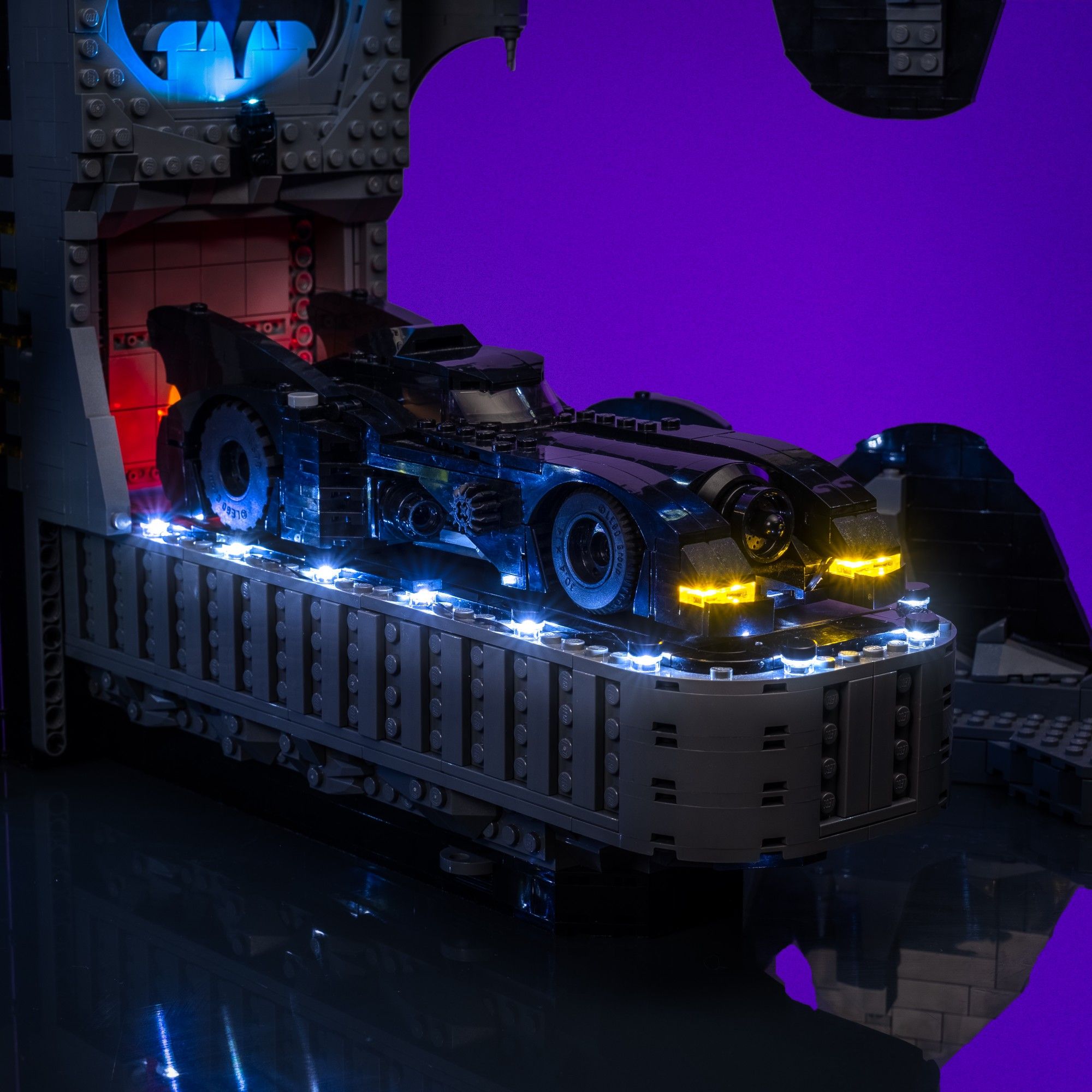 Light Kit for LEGO® Batcave™ – Shadow Box #76252 | Light My Bricks
