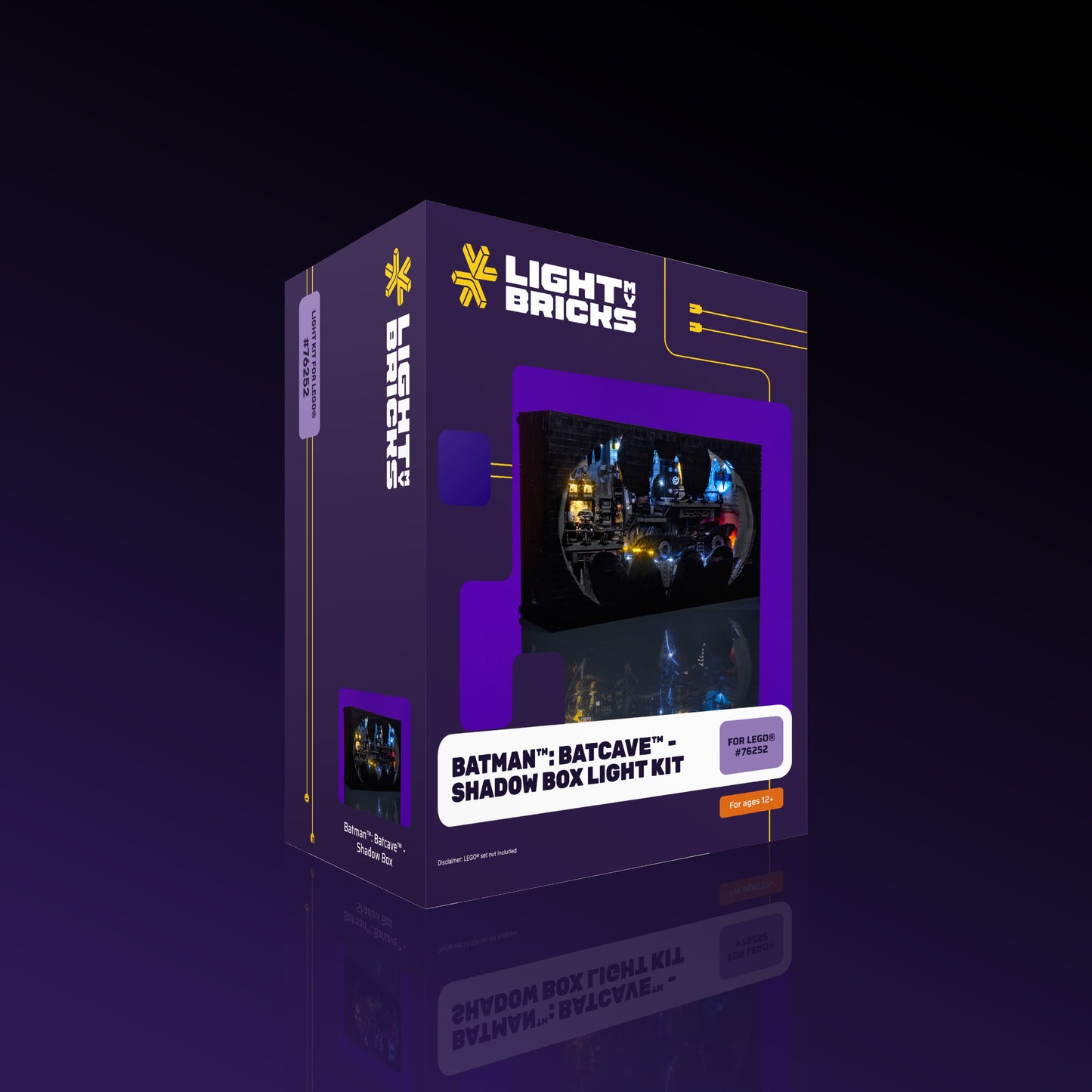 Light Kit for LEGO® Batcave™ –  Shadow Box #76252