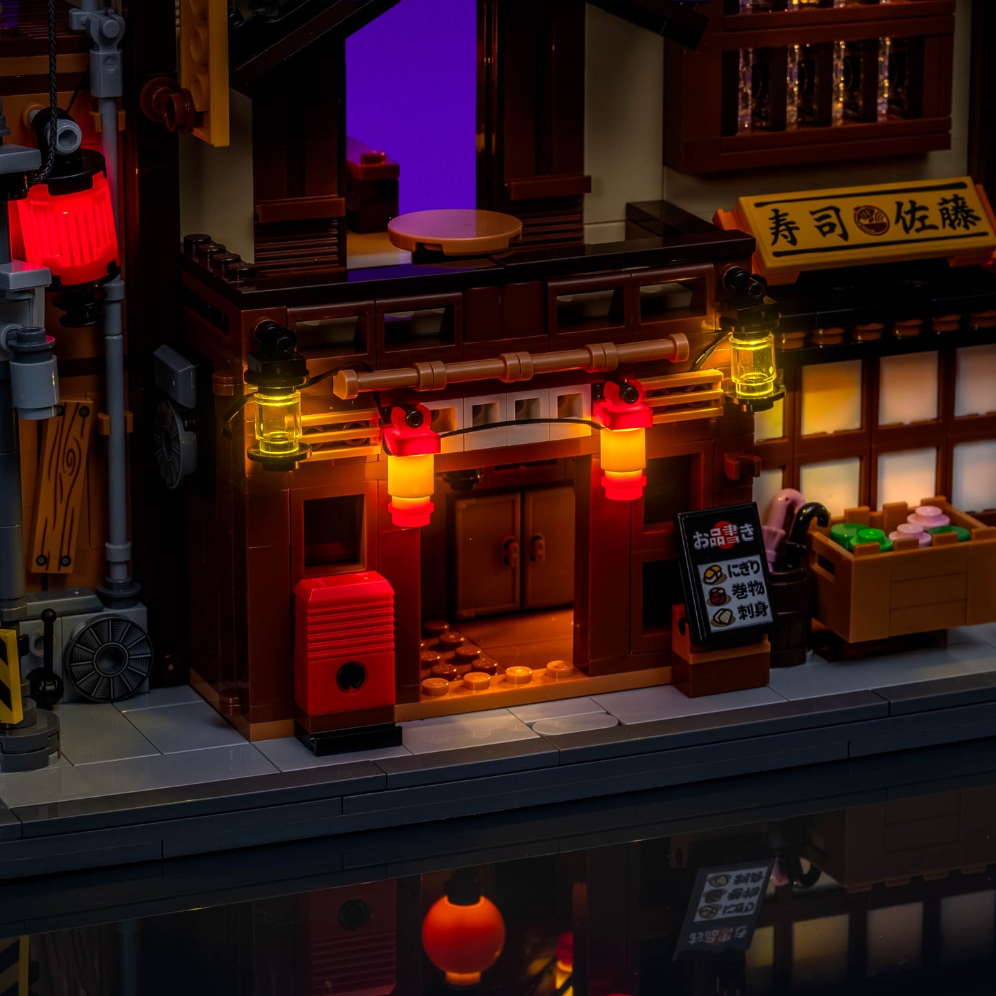 Light Kit for LEGO® Bricklink Sushi Restaurant #910060
