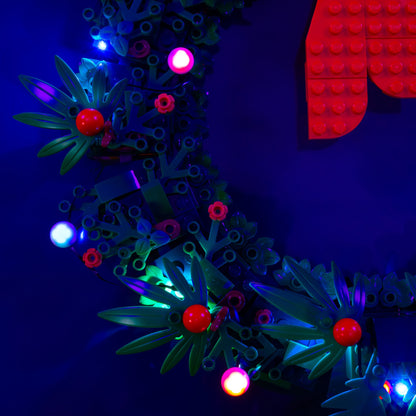 LEGO® Christmas Wreath 2-in-1 #40426 DIY Light Bundle