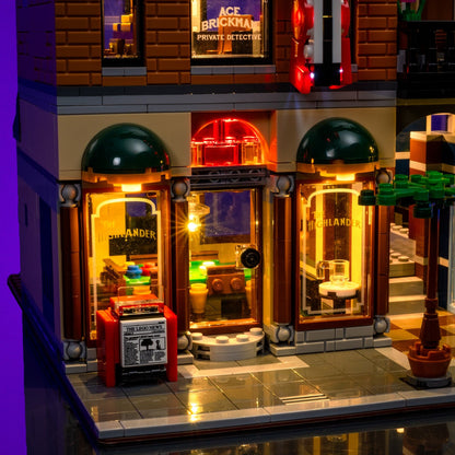 Lichtkit für LEGO® Detektivbüro #10246