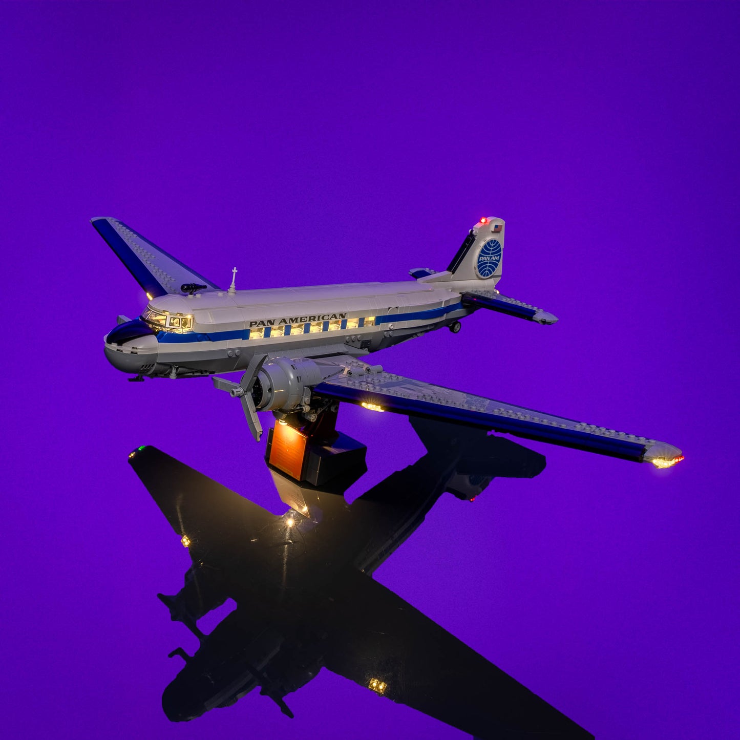 Licht-Kit für LEGO® Douglas™ DC-3™ PAN AM® Airliner #11378