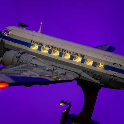 Licht-Kit für LEGO® Douglas™ DC-3™ PAN AM® Airliner #11378
