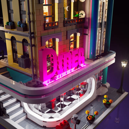 Lichtset für LEGO® Downtown Diner #10260