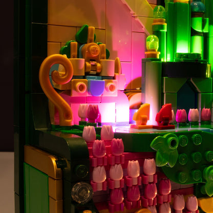 LEGO® Smaragdstadt Wandkunst #75685 DIY Lichtbundle
