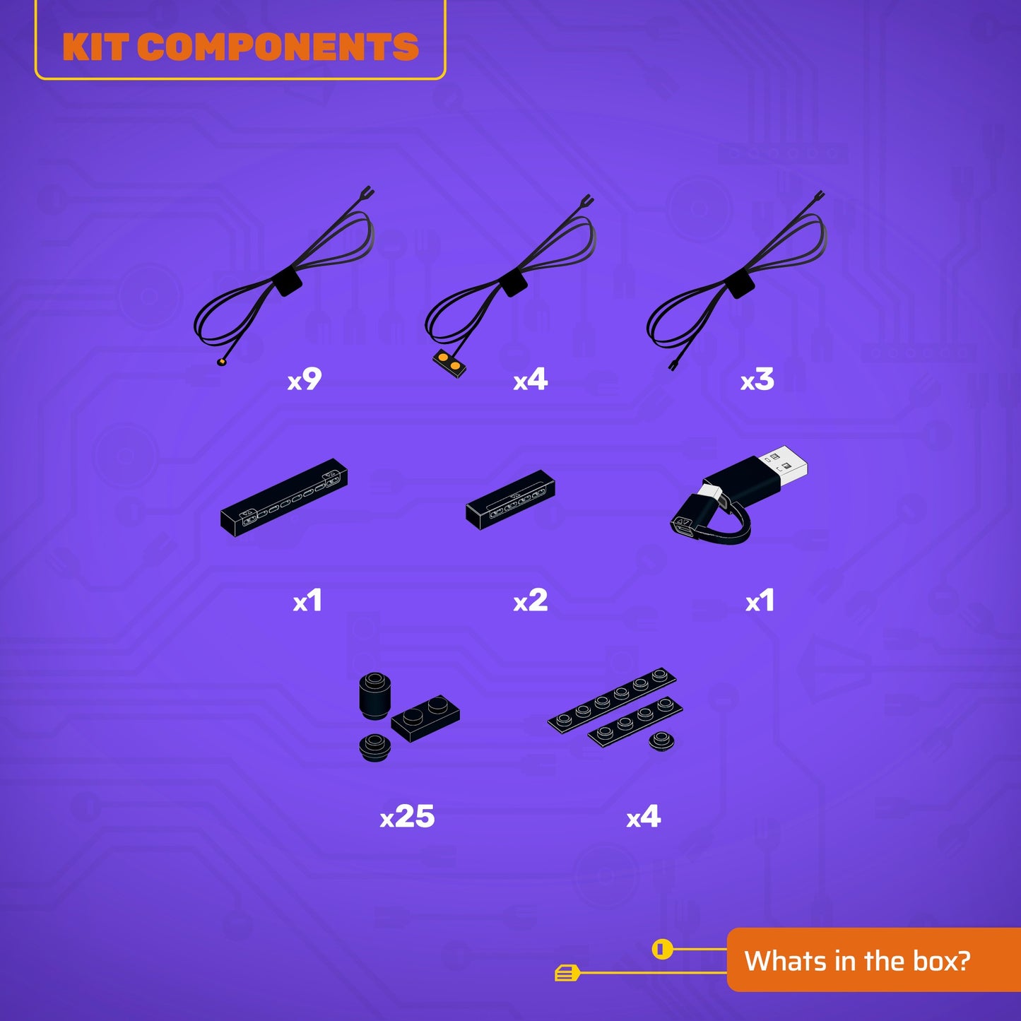 Lichtkit für LEGO® Brunnen Garten #10359