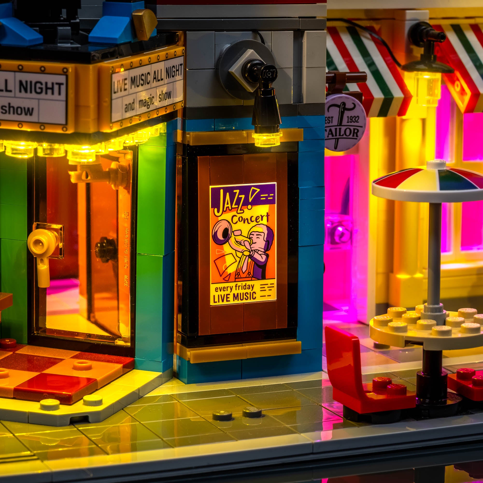 LMB 2.0 Light Kit for LEGO Jazz Club #10312 | Light My Bricks