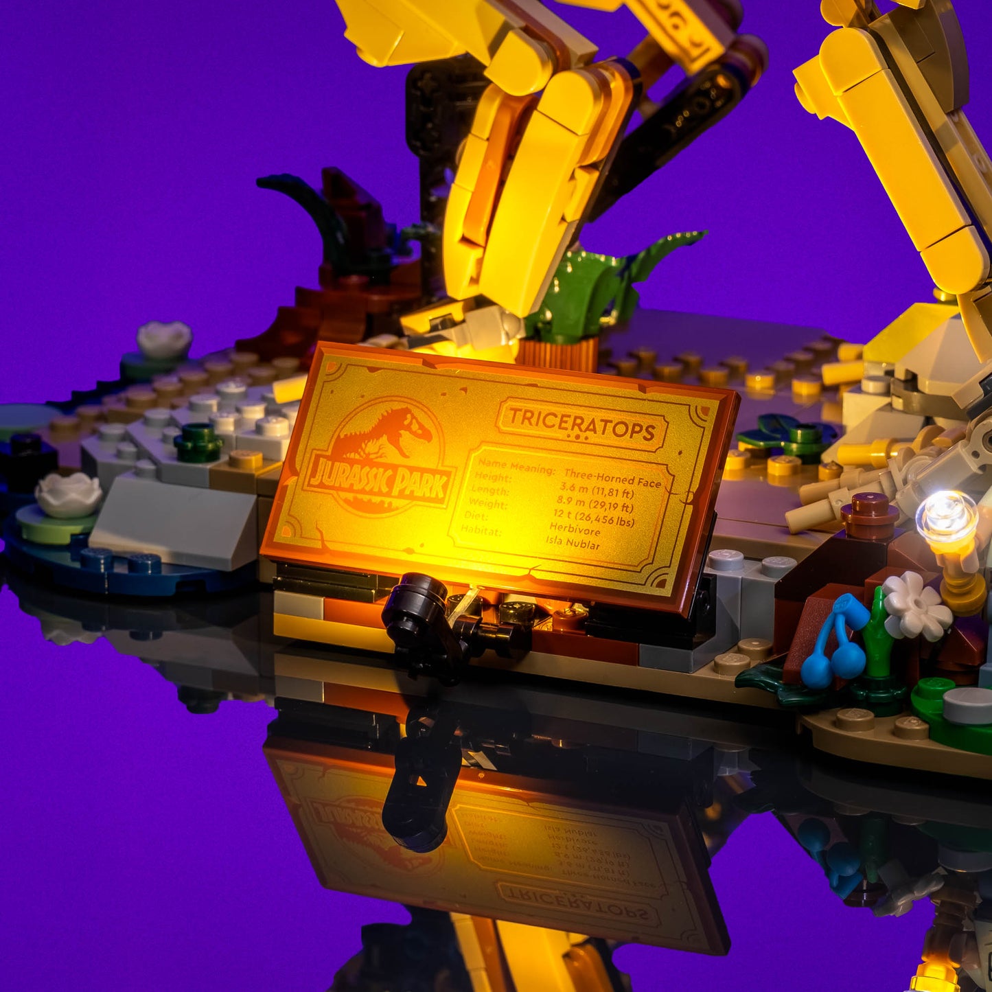 Licht-Kit Für LEGO® Jurassic World Dinosaur Fossils: Triceratops #77985