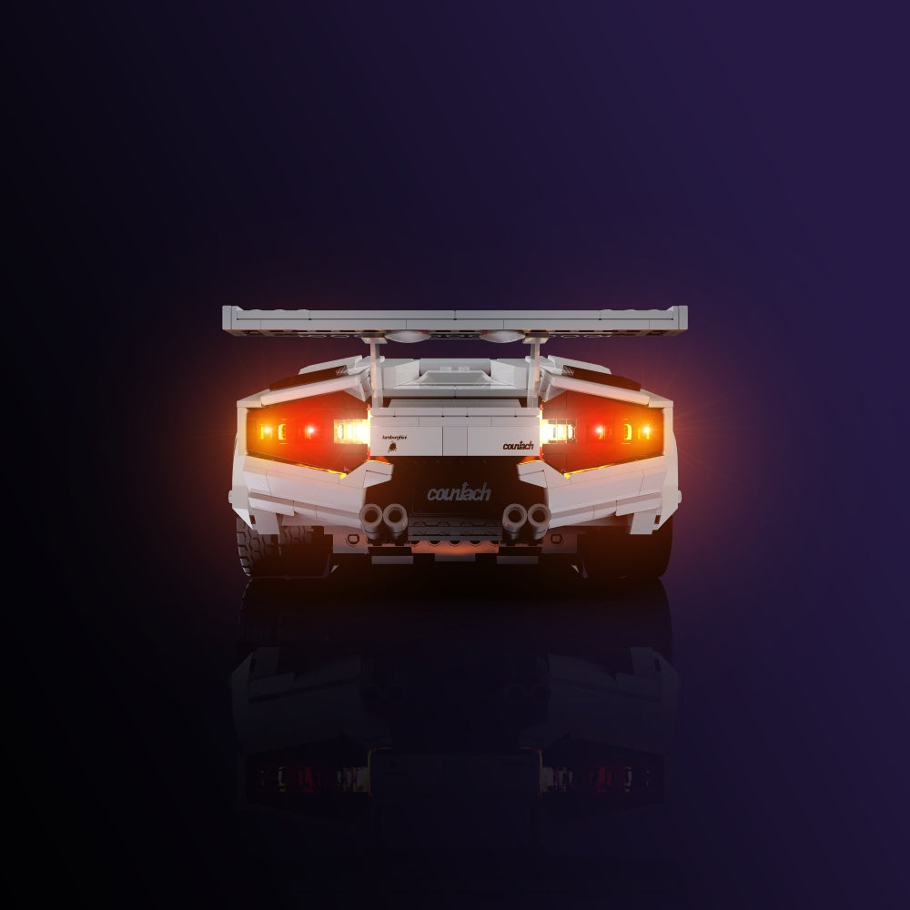 Lichtset für LEGO® Lamborghini Countach 5000 Quattrovalvole #10337