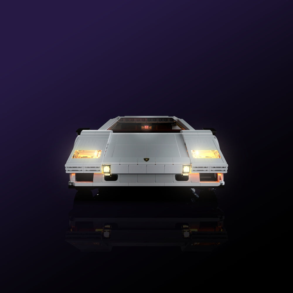 Lichtset für LEGO® Lamborghini Countach 5000 Quattrovalvole #10337