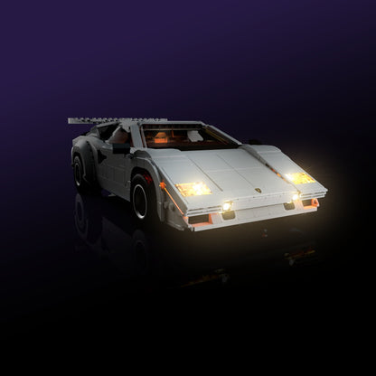 Lichtset für LEGO® Lamborghini Countach 5000 Quattrovalvole #10337