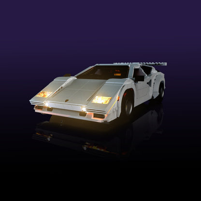 Lichtset für LEGO® Lamborghini Countach 5000 Quattrovalvole #10337