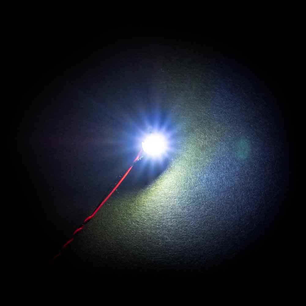 Bit-Lichter (blinkend weiß) 15 cm (4er-Pack)